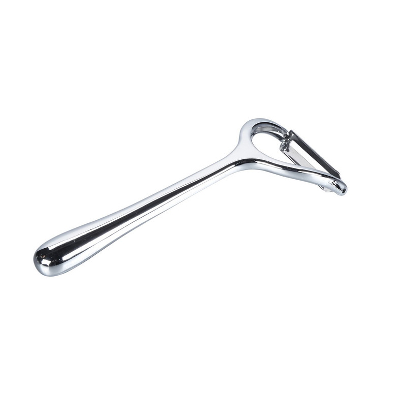 Љуштилица за поврће од нерђајућег челика са великим луком од легуре цинка